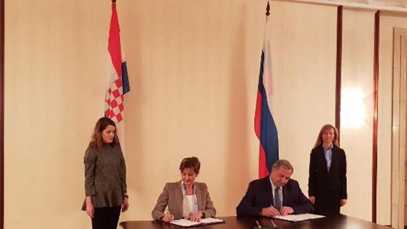 Potpredsjednica Vlade i ministrica gospodarstva Martina Dalić na Međuvladinoj hrvatsko-ruskoj komisiji u Moskvi         